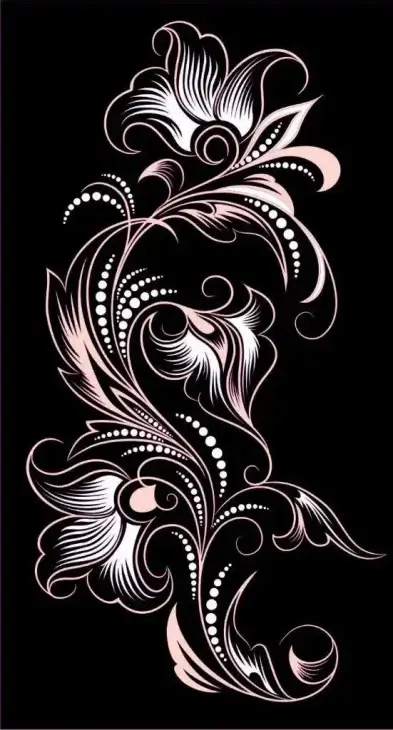 Stencil Mehndi Designs